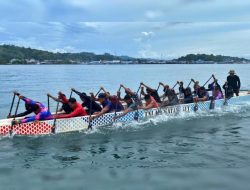 Tim Dragon Boat Pasmar 3 Pacu Latihan Intensif, Siap Sabet Prestasi di Makassar Navy Open Water 2025