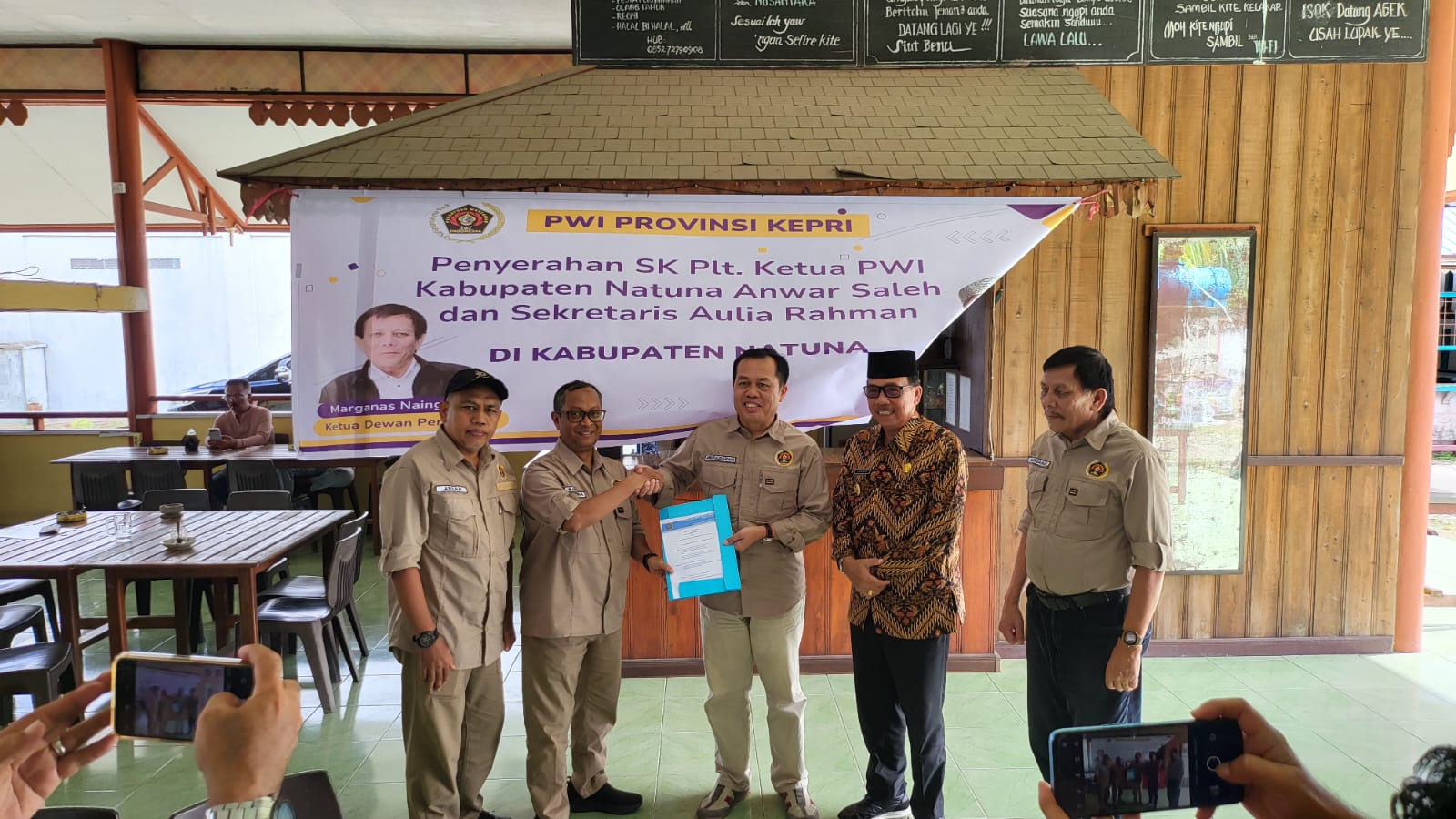 Ketua PWI Kepri Saibansyah Dardani