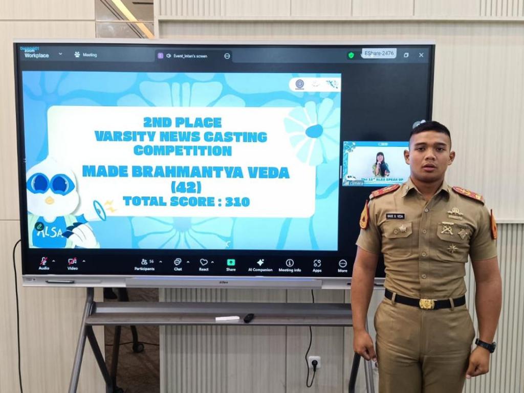Komitmennya dalam membangun prajurit yang profesional dan berdaya saing global kembali terlihat dalam prestasi membanggakan yang diukir oleh Taruna Akademi Angkatan Laut (AAL).