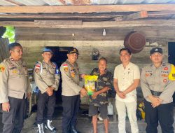 Jumat Berbagi Polsek Bunguran Timur, Sentuhan Sembako untuk Keluarga di Desa Sepempang