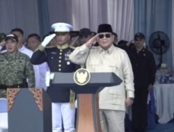 Presiden Prabowo Hadir Langsung, Parade Megah 51 Kapal Perang TNI AL di HUT 80 TNI