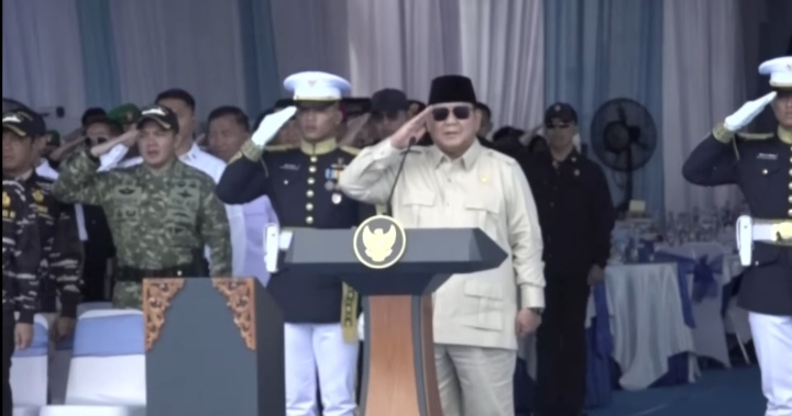 Tangkapan layar Streaming Youtube Sekretariat Presiden