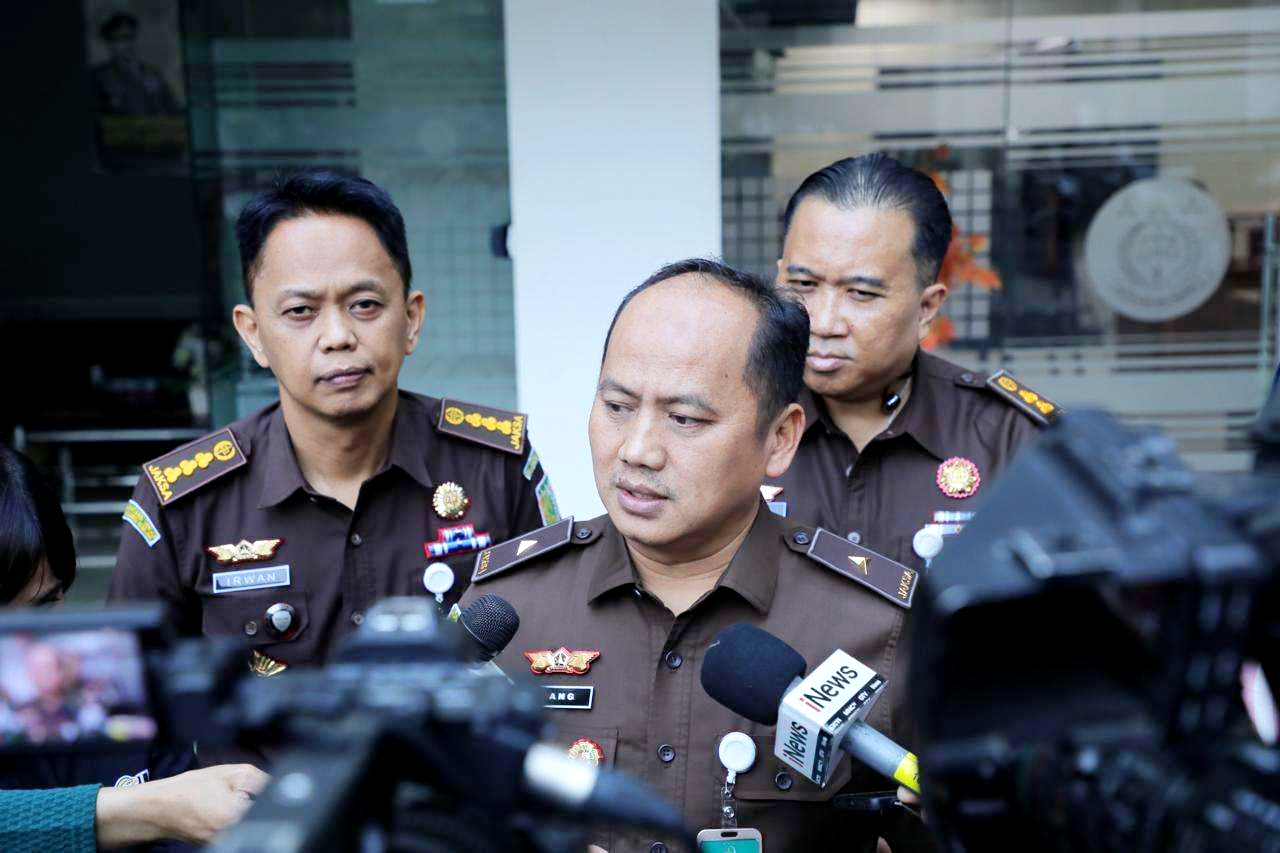 Agung, Anang Supriatna, saat memberi keterangan pers, di Gedung Kejaksaan Agung RI, Jakarta (Foto: Humas Kejagung)