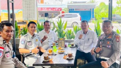 Silaturahmi dan sinergi Kasat Lantas Polres Natuna, IPTU Erwan Toni