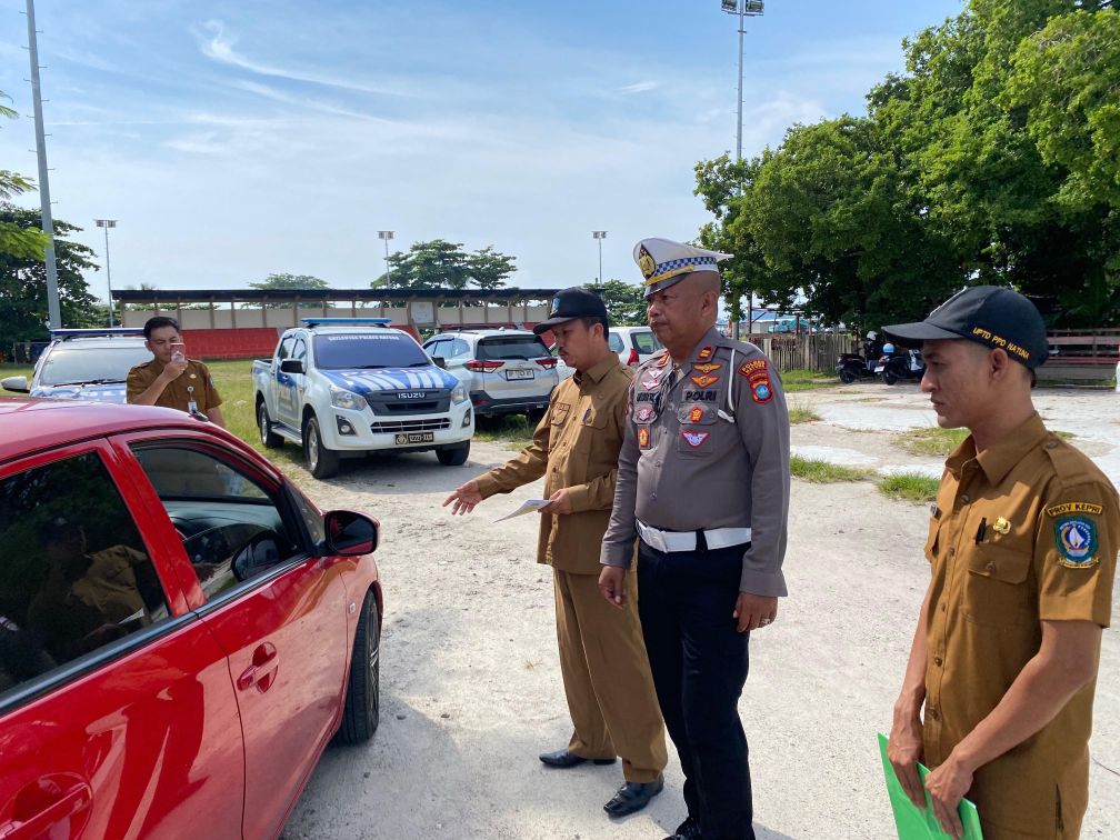 Satlantas dan UPTD PPD Natuna Gelar Pemeriksaan Pajak