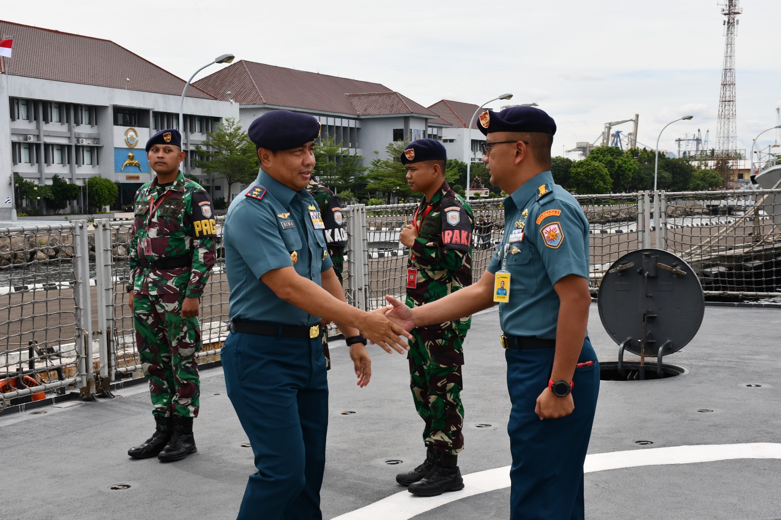 Panglima Komando Armada I (Pangkoarmada I), Laksamana Muda TNI Haris Bima Bayuseto, S.E., M.Si., M.Tr.Opsla