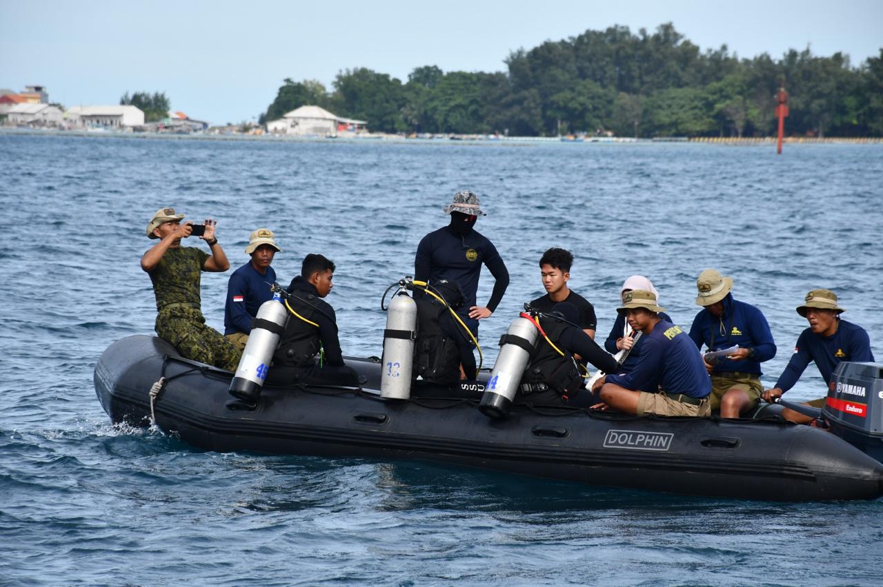 latihan bersama Divex-25.