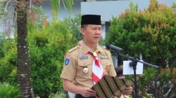 Kukuhkan 154 Anggota Saka Bahari, Lanal Ranai Wujudkan Amanah Kasal Cetak Generasi Muda Tangguh di Perbatasan