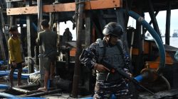 TNI AL Tunjukkan Kekuatan dan Kesiapan Tempur Gagalkan Penyitaan Pasir Timah Ilegal di Bangka Belitung