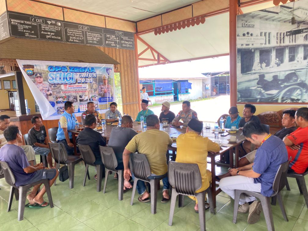 Satlantas Polres Natuna Gelar Coffee Morning Perkuat Sinergi Kamseltibcarlantas dan Dukung Operasi Zebra Seligi 2025