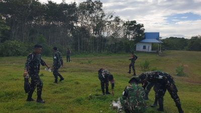 Karya Bhakti bersama masyarakat Desa Sebadai Hulu