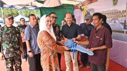 Dukung Pemerintah Daerah, Kadister Lanud RSA Hadiri Peresmian Hunian Swadaya di Natuna