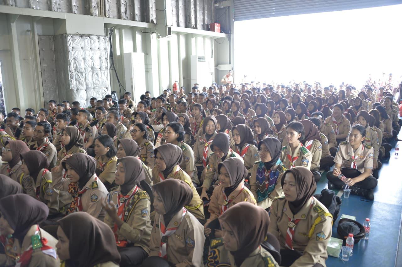 Unsur BKO Guspurla Koarmada I, Satgas Trisula Jaya-25, turut serta mendukung suksesnya penyelenggaraan Pembinaan Pembentukan Karakter Maritim