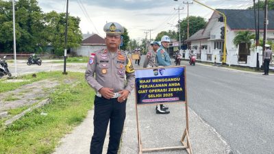 Polres Natuna gelar Operasi Zebra Seligi 2025 di Simpang Masjid Al-Jami'