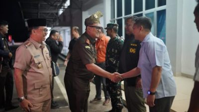 sambutan resmi yang hangat kepada Kepala Kejaksaan Negeri (Kajari) Natuna yang baru, Erwin Indrapraja, S.H., M.H.