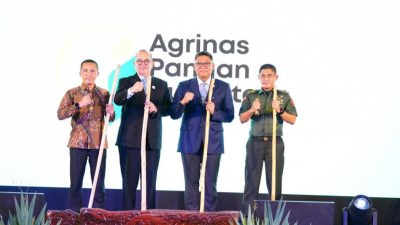 Salah satu wujud dukungan terhadap ketahanan pangan nasional, Aster Panglima TNI Mayjen TNI Mohamad Naudi Nurdika mewakili Panglima TNI Jenderal TNI Agus Subiyanto menghadiri acara peluncuran PT Agrinas Pangan Nusantara (Persero) yang berlangsung di Gedung Filateli, Pasar Baru, Sawah Besar, Jakarta Pusat, Rabu (14/05/2025).