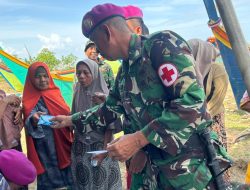 TNI AL Dirikan Posko Kesehatan di Kuala Cangkoi, Bantu Warga Terdampak Bencana Aceh