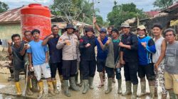 Brimob Polri Tuntaskan Aksi Bantuan Air Bersih dan Sanitasi di Aceh Tamiang, Sasar 4 Titik Sumur Bor Baru