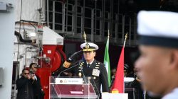 Kepala Staf Angkatan Laut (Kasal) Laksamana TNI Dr. Muhammad Ali yang mewakili pemerintah Indonesia menegaskan bahwa kehadiran KRI Prabu Siliwangi-321