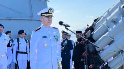 Kolonel Laut (P) Ady Dharmawan, S.Ip., P.S.C., menyelenggarakan Upacara Peringatan Hari Dharma Samudera