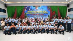Perayaan Natal Umat Kristiani TNI AU di Natuna, Lanud RSA Perkuat Persatuan di Perbatasan