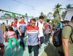 Pertamina Patra Niaga Regional Sumbagut Perkuat Pemulihan Huntara Ketapiang Bersama Direksi Pertamina dan DPR RI