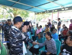TNI AL Hadir Langsung di Perbatasan: Bakti Sosial dan Kesehatan Diwujudkan di Melonguane, Talaud