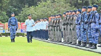 HUT ke-4 Koopsudnas, Upacara Halim Perdanakusuma, Danlanud RSA Marsekal Pertama TNI Onesmus Gede Rai Aryadi,