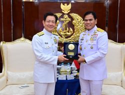 Kasal Terima Kunjungan Kehormatan Pimpinan AL Jepang, Perkuat Pilar Diplomasi Maritim