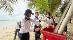 Lanal Ranai Gelar Aksi Bersih Pantai Piwang, Wujud Komitmen TNI AL Jaga Ekosistem Pesisir Natuna