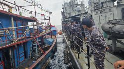 Angkatan Laut Amankan Kapal Penyeludup Minyak Ilegal Perairan Natuna