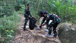 Batalyon Komposit 1 Gardapati Gelar Halal Bihalal Berbasis Konservasi di Gunung Ranai