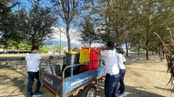 Lanal Ranai Gelar Aksi Bersih Pantai Piwang, Wujud Nyata Komitmen TNI AL Jaga Kelestarian Pesisir Natuna
