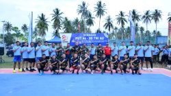 Final Voli Antar Satker Meriahkan HUT ke 80 TNI AU di Lanud RSA Natuna, Satpomau Keluar sebagai Juara