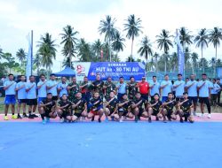 Final Voli Antar Satker Meriahkan HUT ke 80 TNI AU di Lanud RSA Natuna, Satpomau Keluar sebagai Juara
