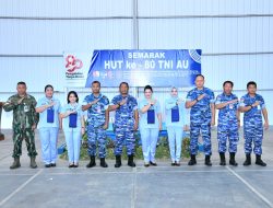 Sambut HUT ke 80 TNI AU, Lanud RSA Natuna Gelar Donor Darah