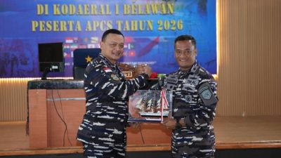 KRI Bima Suci di Pelabuhan Belawan