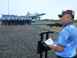 Lanud Raja Haji Fisabilillah Gelar Kerja Bakti Sambut HUT Ke 80 TNI Angkatan Udara