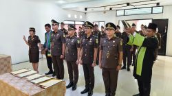 Kejaksaan Negeri (Kejari) Natuna menggelar Upacara Pengambilan Sumpah Jabatan