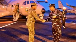 Tiba di Semarang, Kasal Laksamana TNI Dr. Muhammad Ali Disambut Dankodaeral V Perkuat Sinergi Tempur di Latopslagab 2026