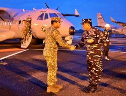 Tiba di Semarang, Kasal Laksamana TNI Dr. Muhammad Ali Disambut Dankodaeral V Perkuat Sinergi Tempur di Latopslagab 2026