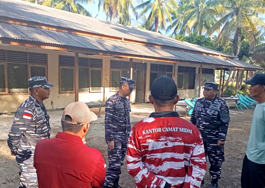 Aset TNI Angkatan Laut di Pulau Midai