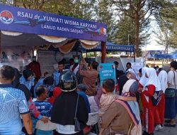 Danlanud RSA Pimpin Senam Sehat dan Angkasa Exspo, Sinergi Peringatan HUT ke 80 TNI AU Disambut Antusias Warga Natuna