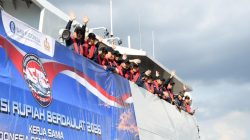 KRI Karotang 872 Diterjunkan, TNI AL dan BI Kawal Distribusi Rupiah ke Pulau Terluar Kalbar