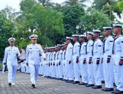 Satdik 1 Kodiklatal Tanjung Uban Resmi Lantik Prajurit Muda TNI AL Cetak SDM Unggul Jaga Kedaulatan Maritim