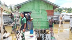 TMMD ke-128 Anambas: Personil Kodim 0318 Natuna Selesaikan Renovasi RTLH Bapak Nasir di Desa Pian Pasir