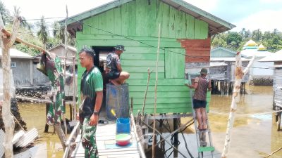 TNI Manunggal Membangun Desa (TMMD) ke-128 di Kabupaten Kepulauan Anambas