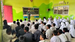 Kodim 0318 Natuna Gelar Penyuluhan Bela Negara di SMP 1 Piasan, Semangat TMMD ke 128 Anambas