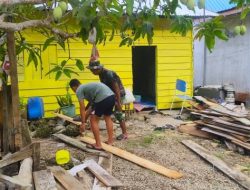 TMMD ke 128 Anambas: Personil Kodim 0318 Natuna Selesaikan RTLH Ibu Sarifah, Wujudkan Mimpi Hunian Layak di Desa Pian Pasir