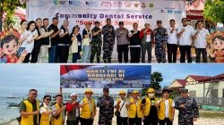 WALUBI dan PERMABUDHI  Bergandeng Tangan dengan TNI AL Gelar Bakti Sosial di Pulau Kodingareng Makassar